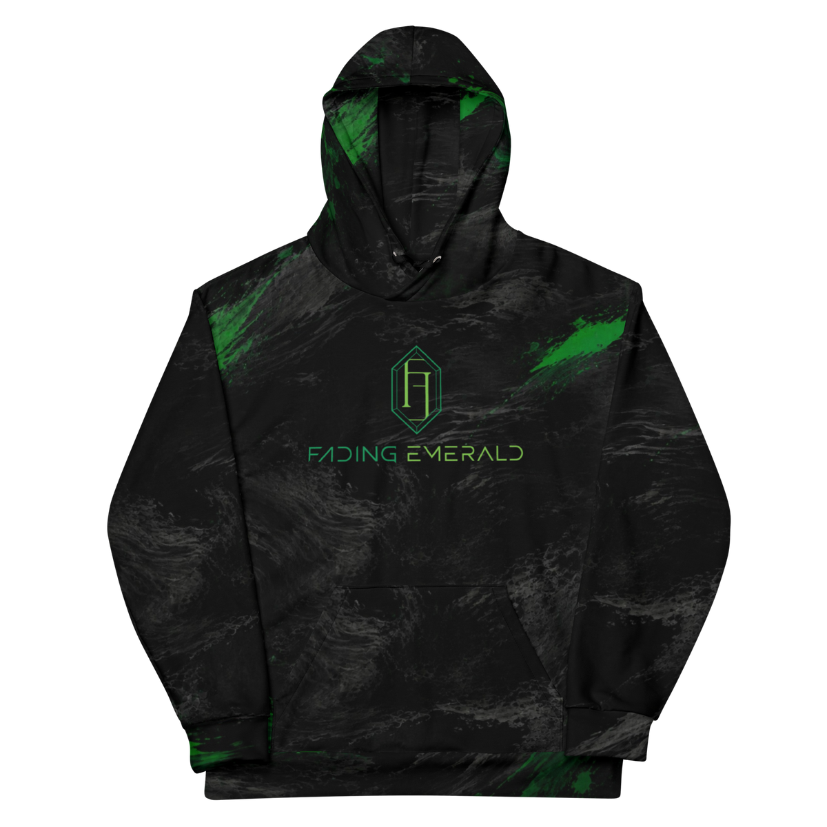 Fading Emerald Depths Tracklist All-Over Print Hoodie