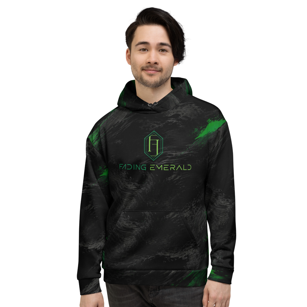 Fading Emerald Depths Tracklist All-Over Print Hoodie