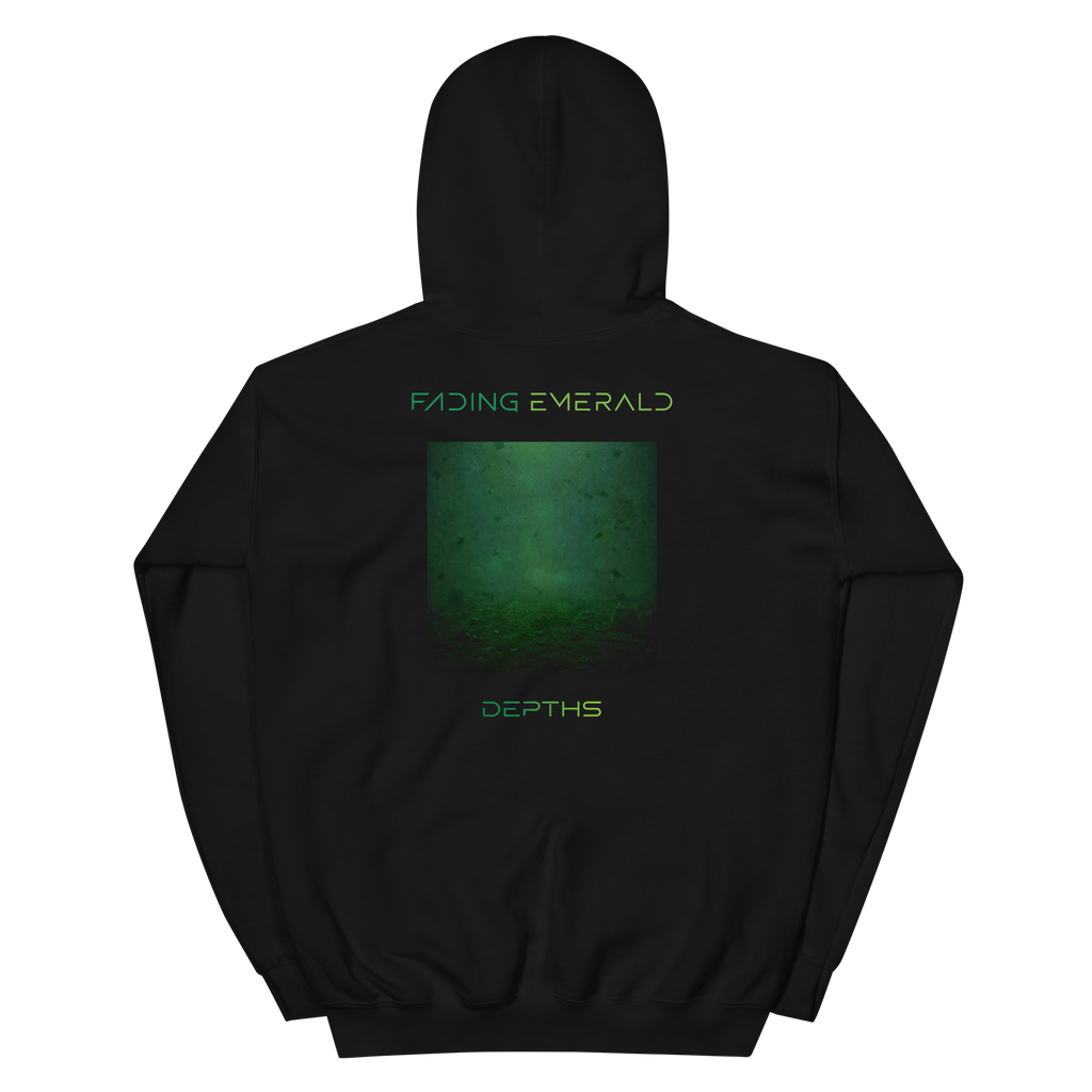 Fading Emerald Depths Cover Art Hoodie