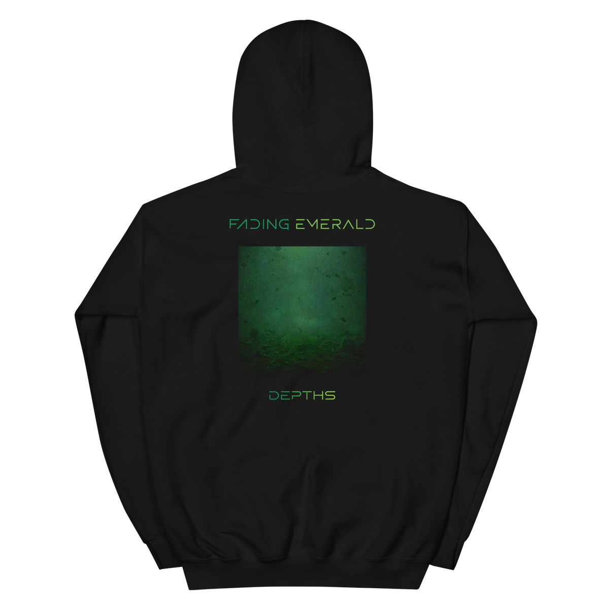 Fading Emerald Depths Cover Art Hoodie