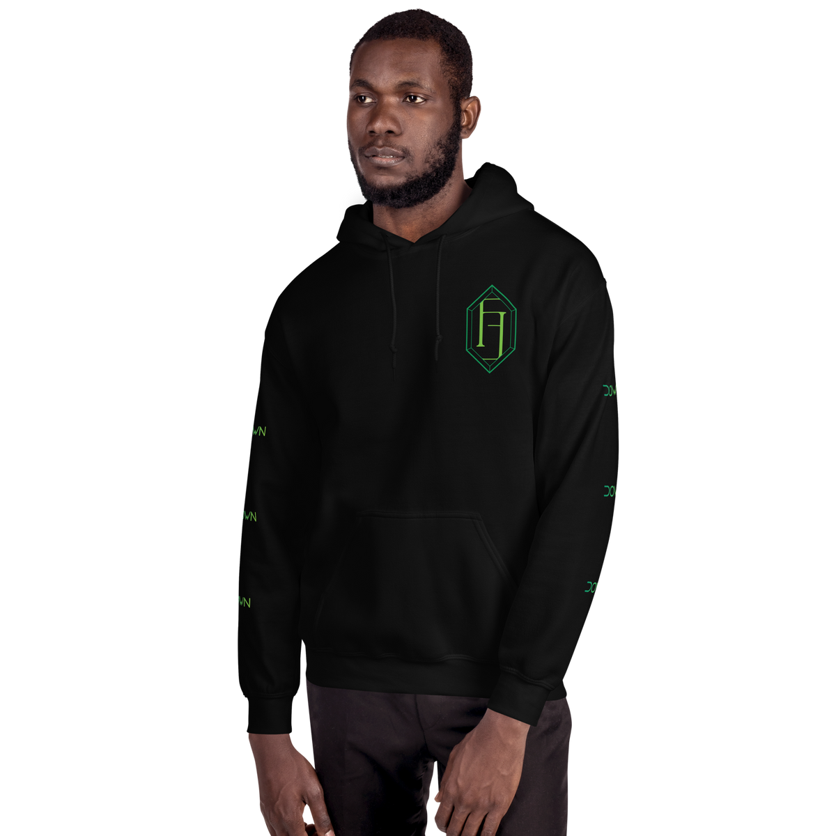 Fading Emerald Depths Cover Art Hoodie