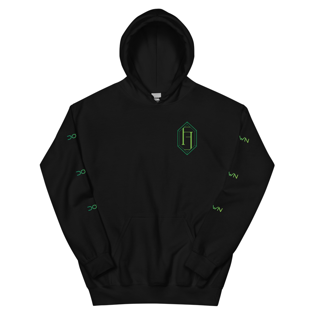 Fading Emerald Depths Cover Art Hoodie